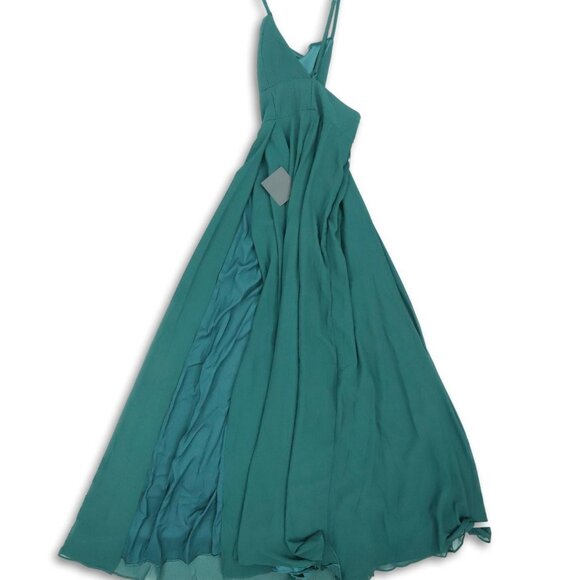 Lulus Womens Green Long Dress NWT - Picture 1 of 3